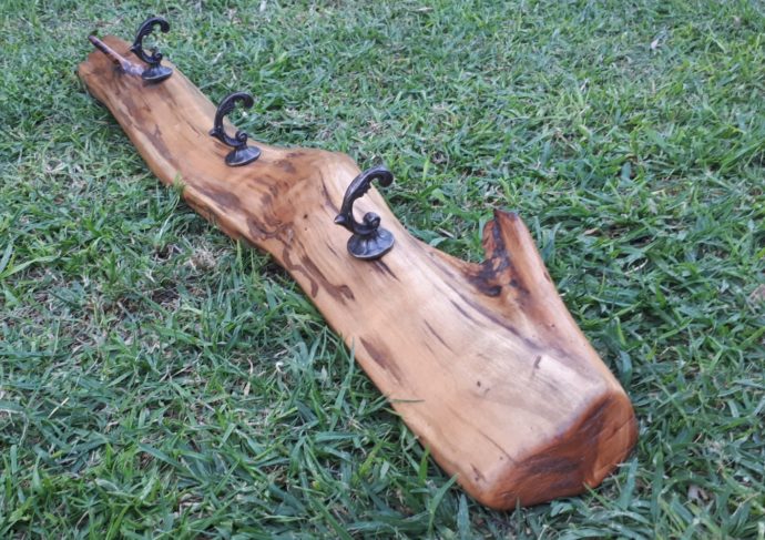 Wall Coat Hanger - driftwood art