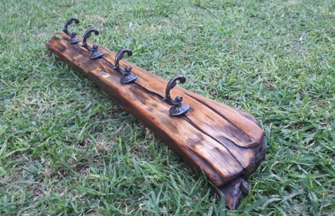 Wall coat hanger - driftwood art