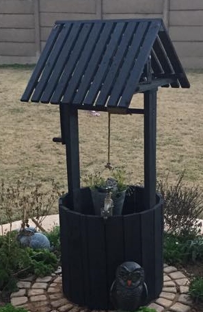 Wooden Wishing Well